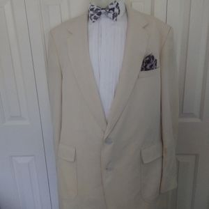 John L. Blair Blazer sz 46L $67+ free silk tie.